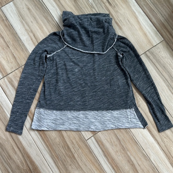 Free People Beach Cocoon Cowl pullover gray OS - Picture 5 of 7